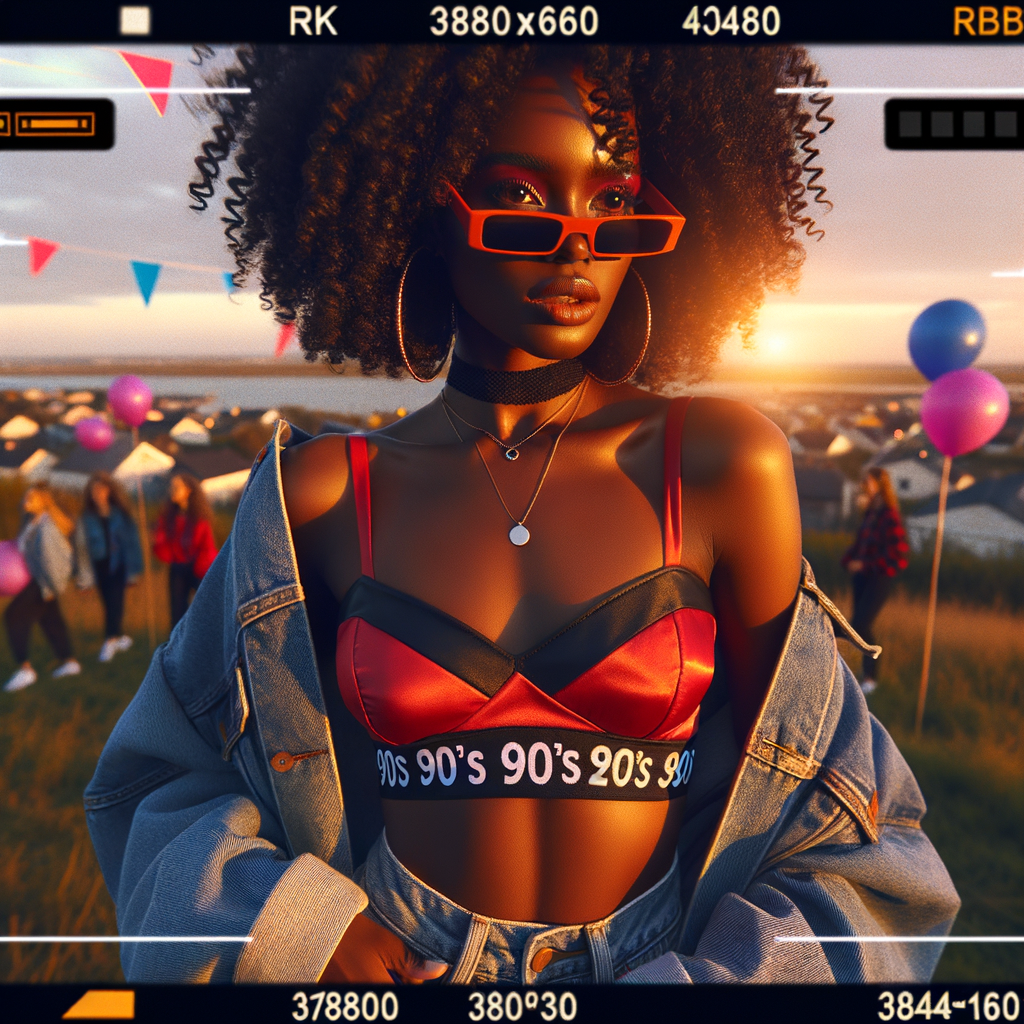 what to wear to a 90s party black female