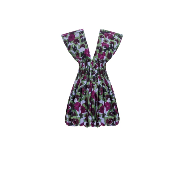 Agua By Agua Bendita Annato Fortuna Cotton Mini Dress