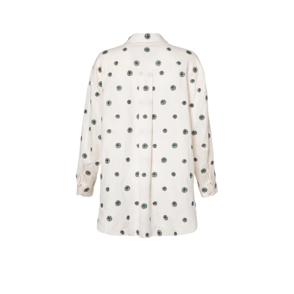 Agua By Agua Bendita Cecilia Alhaja Embroidered Shirt