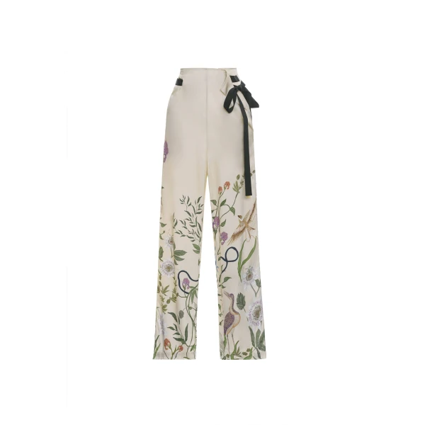 Agua By Agua Bendita Memoria Paraiso Viscose Trousers