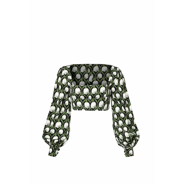 Agua By Agua Bendita Pera Perla Cropped Top