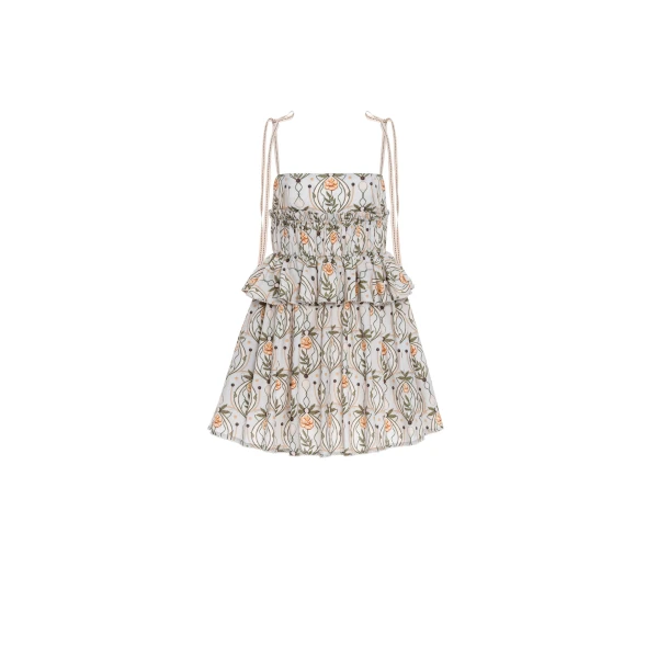 Agua By Agua Bendita Salvador Lunar Cotton Mini Dress