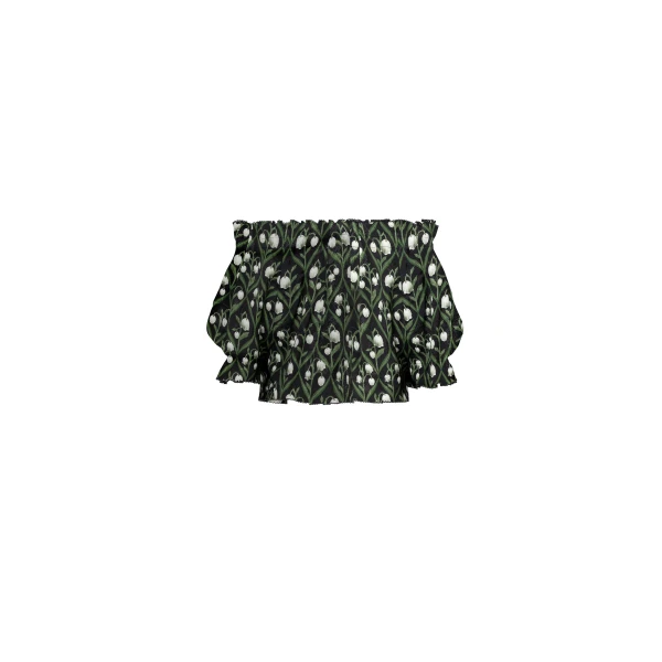 Agua By Agua Bendita Urucu Perla Blouse Shirt