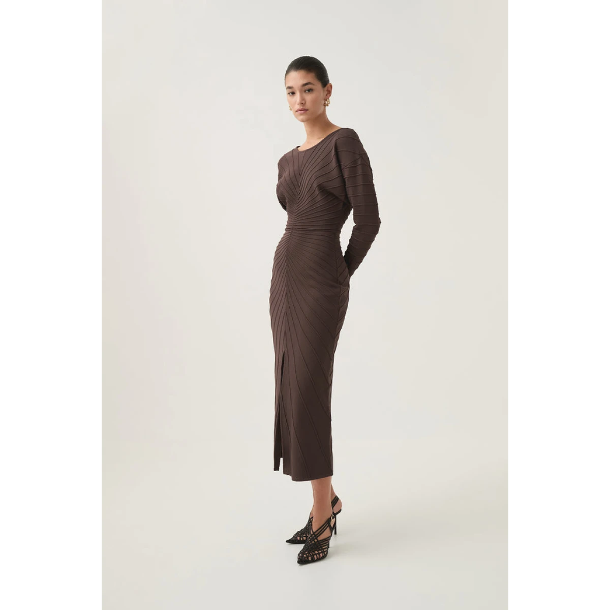 Modernist Cocoon Midi Dress