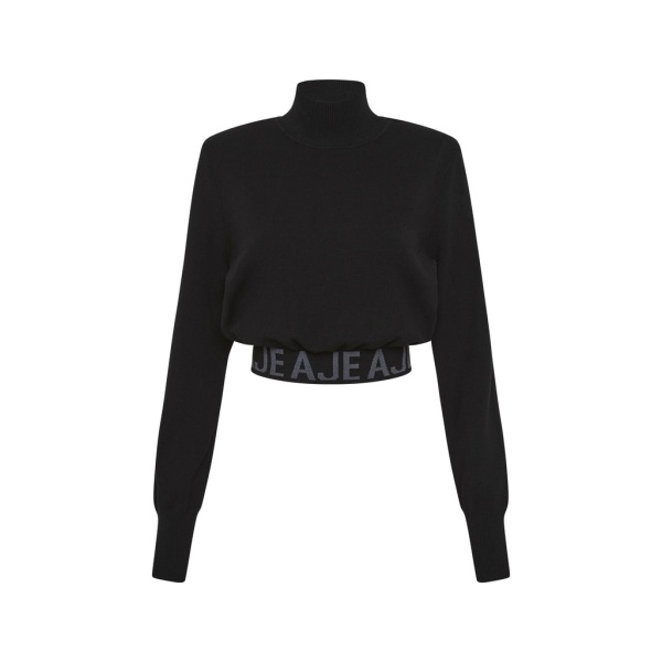 Aje Black Knitwear