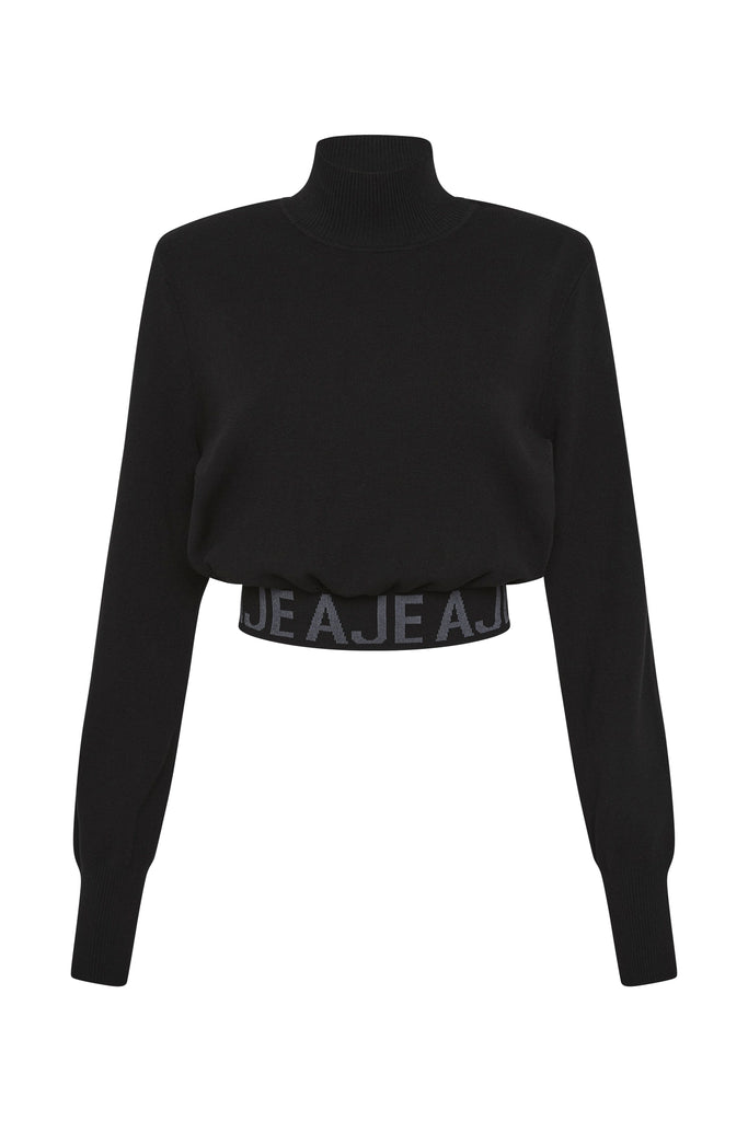 Aje Black Knitwear