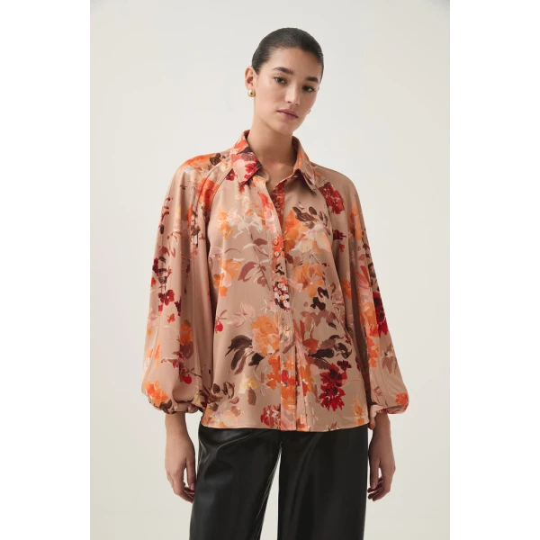 Transept Crepe Blouse