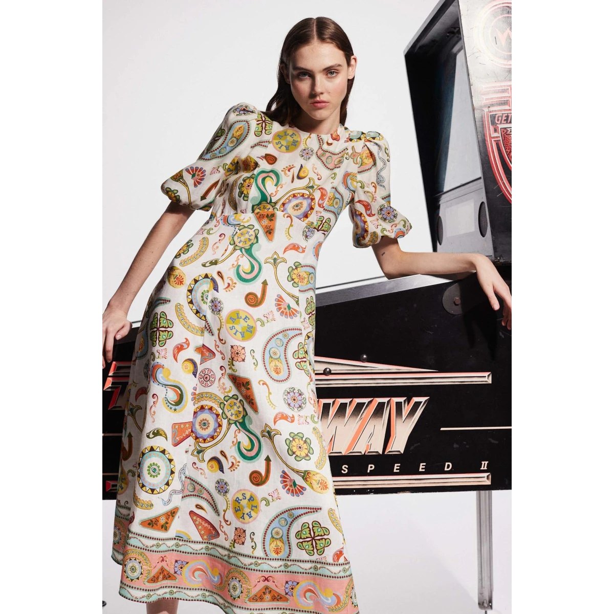 Alemais Arcade Midi Dress