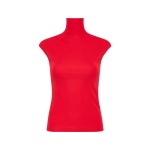 Carla-Zampatti-Red-Matte-Jersey-Extended-Polo61147_nobg