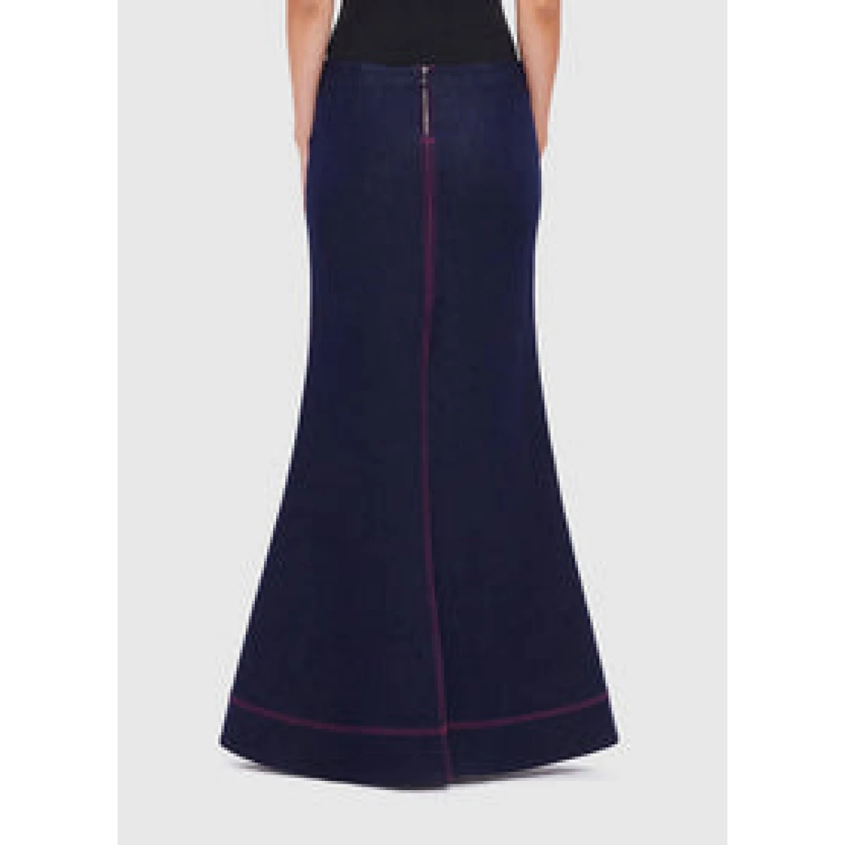 Roxanne Denim Maxi Skirt - Indigo