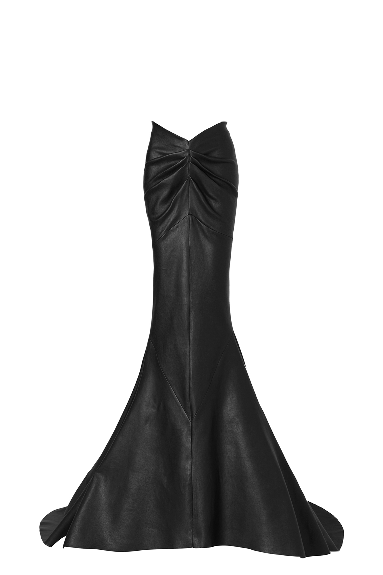 Maticevski Pyramid Leather Skirt