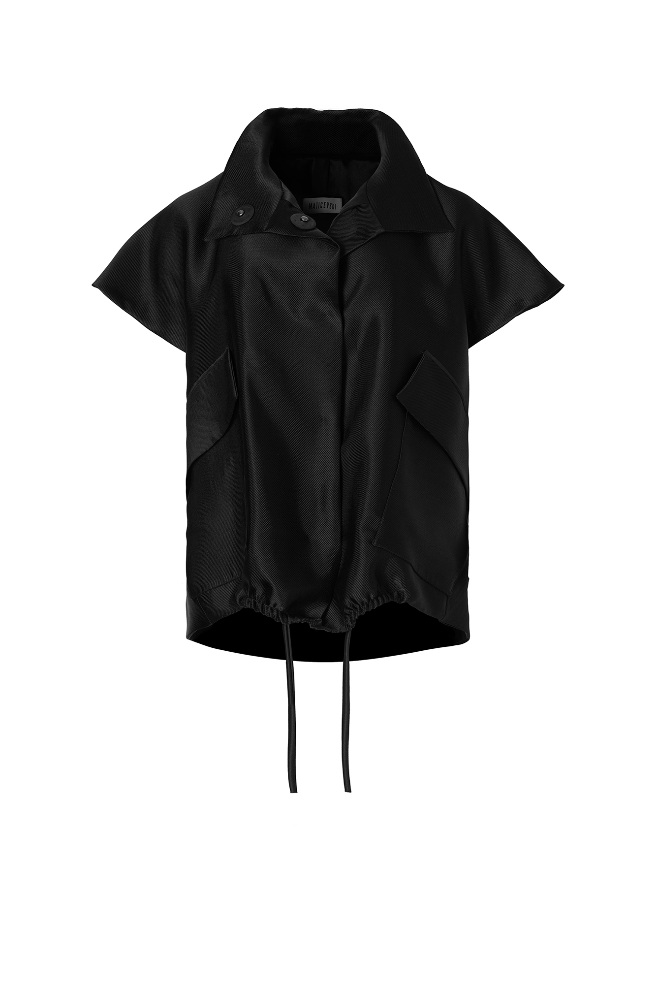 Maticevski Verbena Sleeveless Jacket