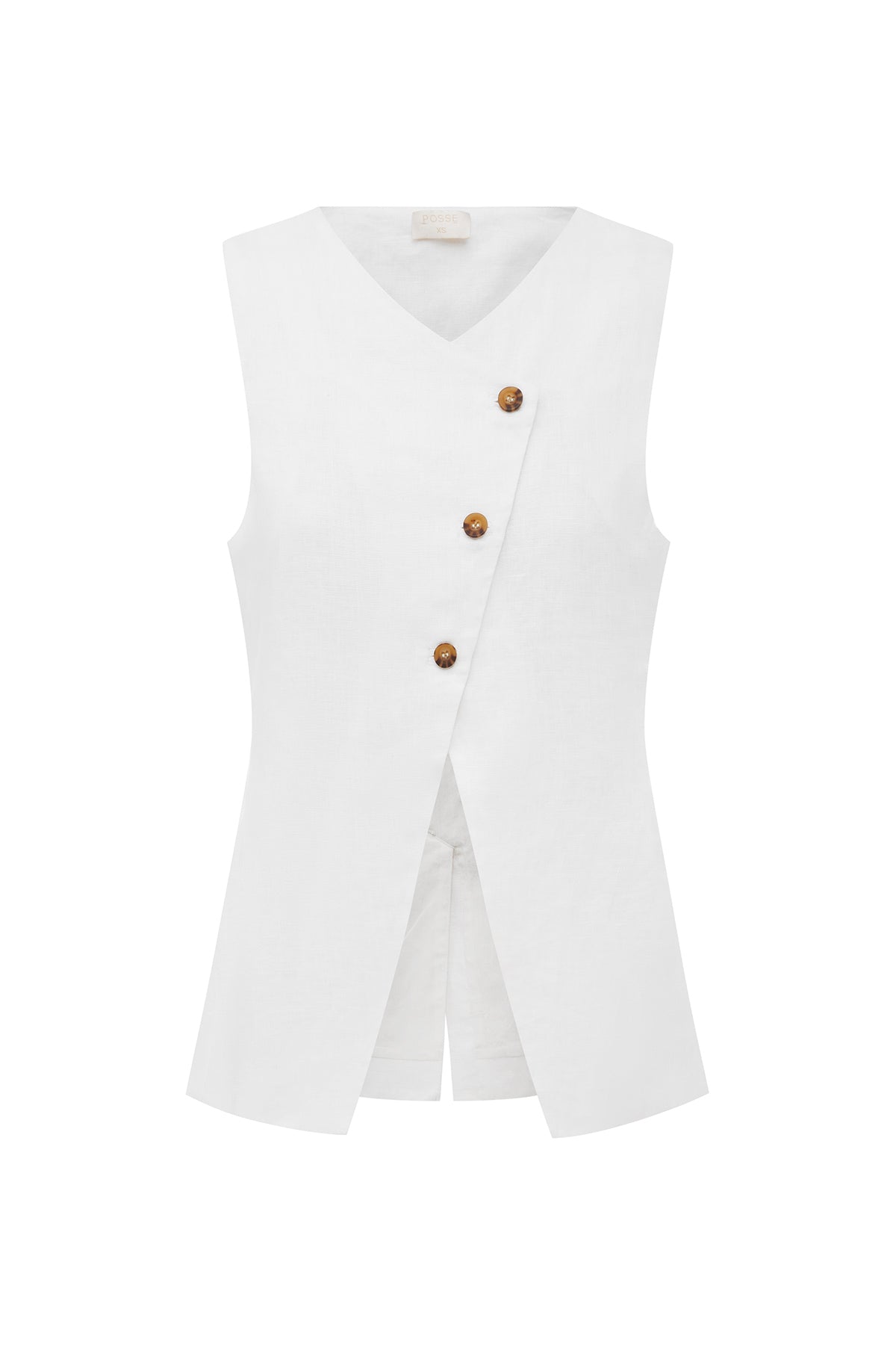レザージャケット・コート Fabiana Filippi Grey Suede Leather Vest Fabiana Filippi Cotton and Linen Wrap Jacket in Blue Denim