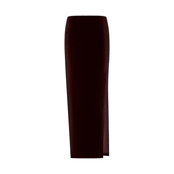 Rasario Low-Rised Maxi Skirt With A Side Slit