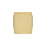 Elasticated Mini Skirt Yellow