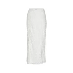 Lace Maxi Skirt Bright White