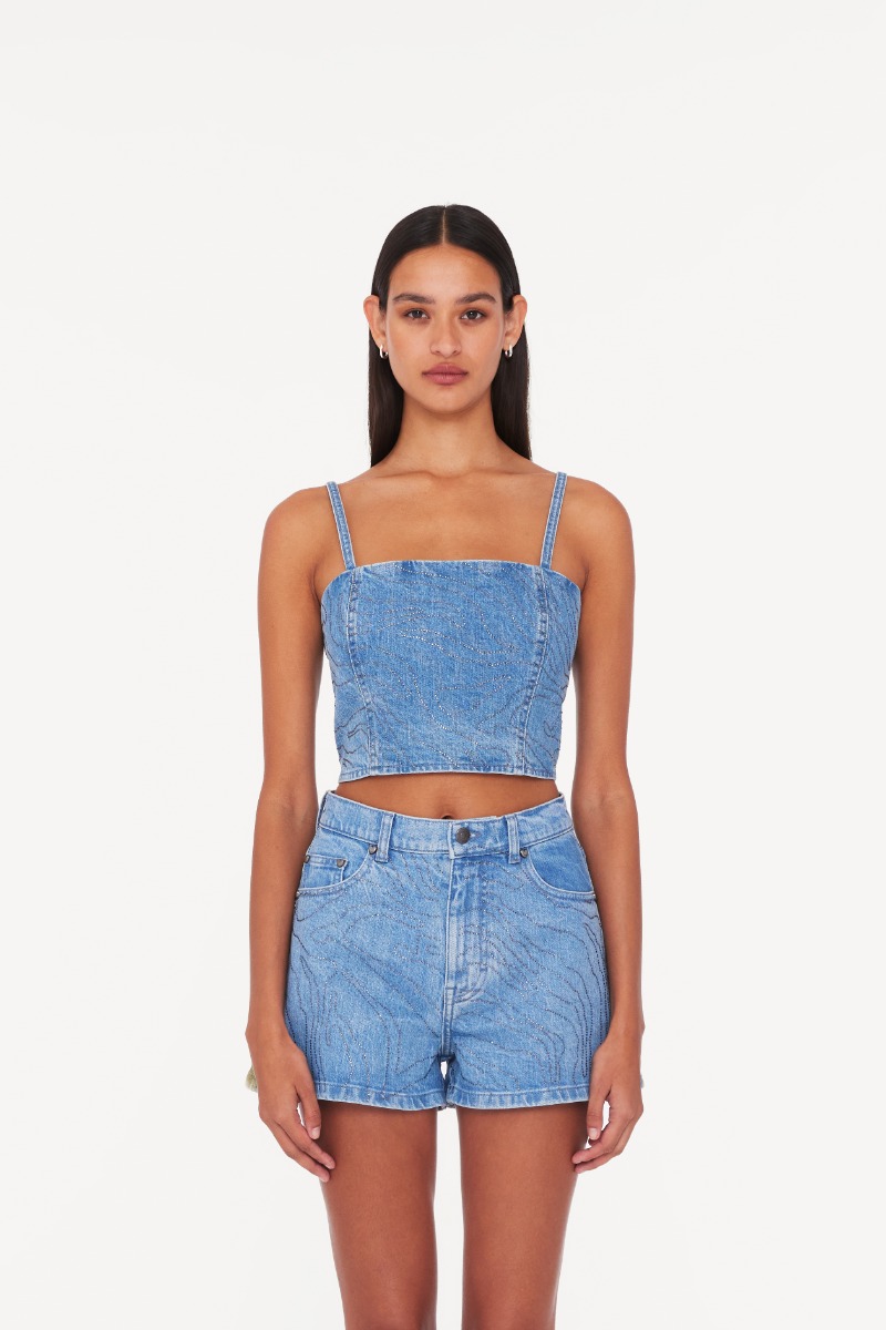 Rotate Blue Tops | Contemporary Ready to Wear | Coveti