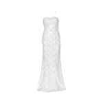 Sequin Maxi Slip Dress Egret