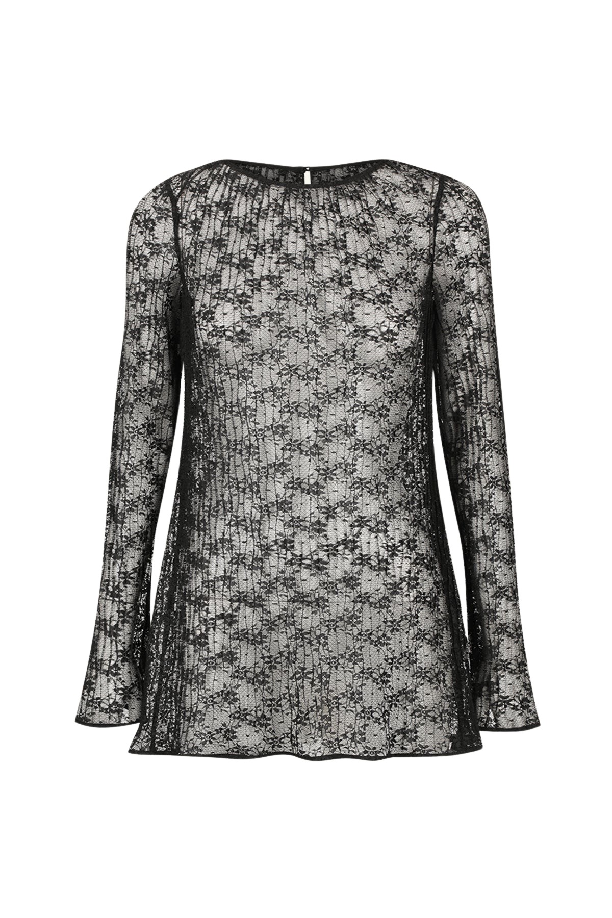 ladies black tunic top