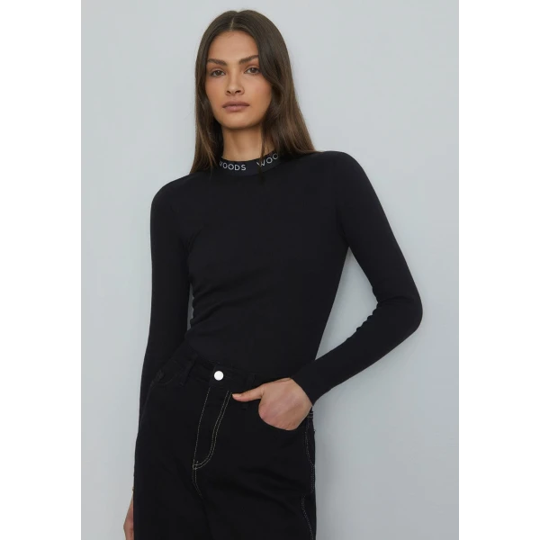 Viktoria & Woods Woods Rib Longsleeve Tee - Tops - Minimalist Australian Fashion at Coveti