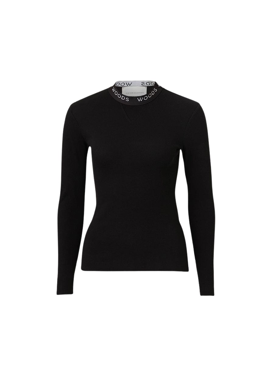 Viktoria & Woods Woods Rib Longsleeve Tee - Tops - Minimalist Australian Fashion at Coveti