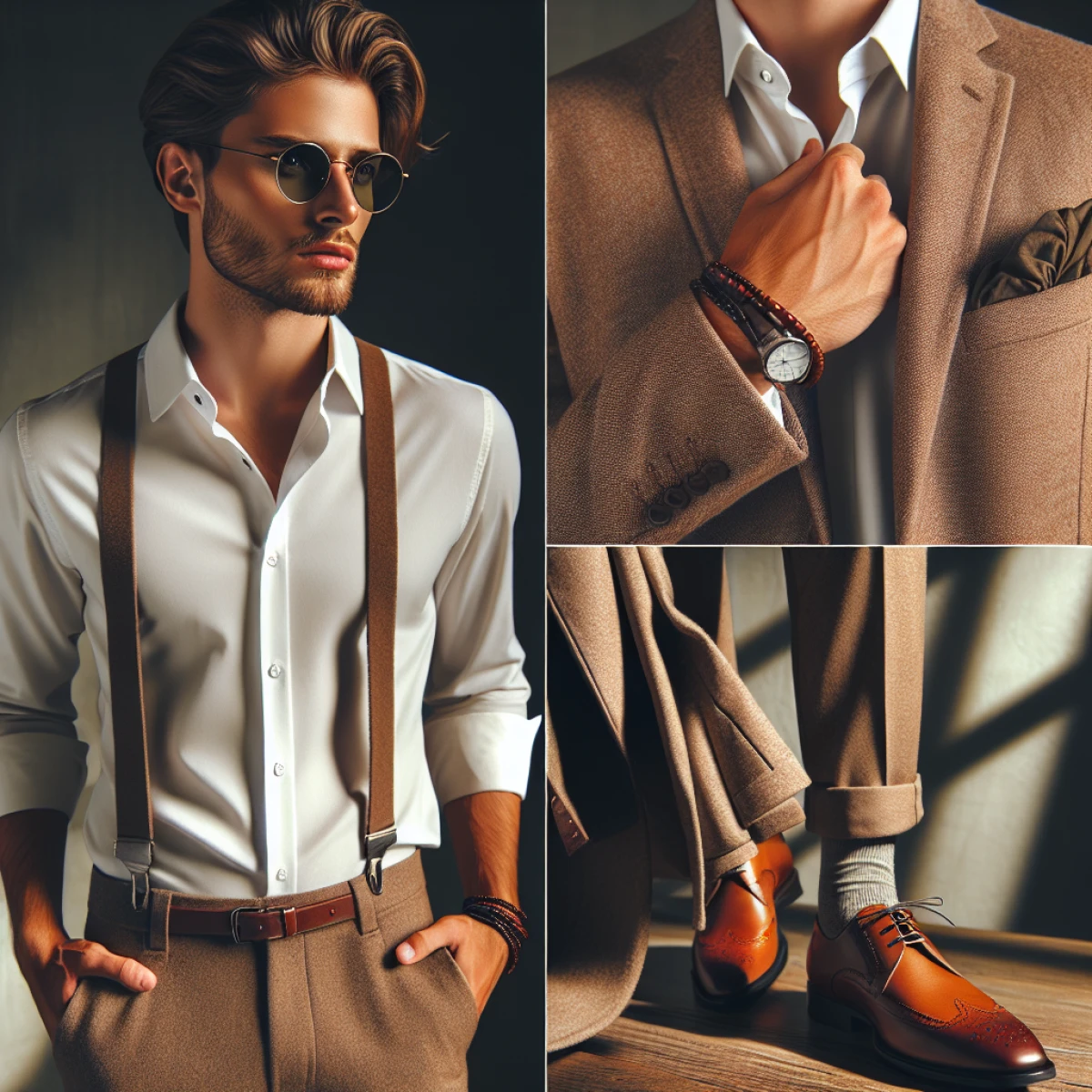 what to wear with brown pants