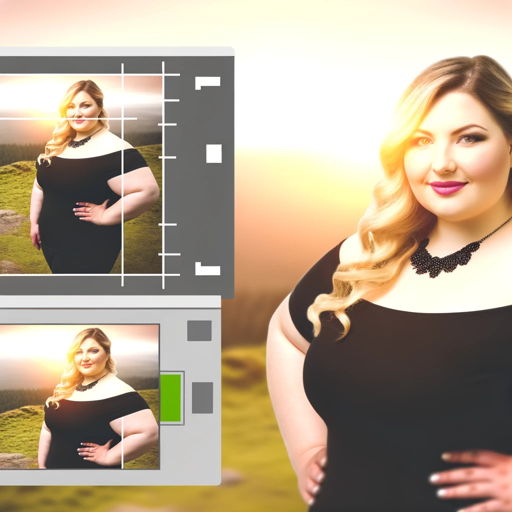 how to pose plus size