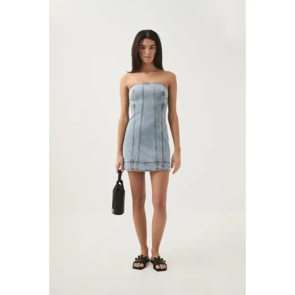 Corie Denim Mini Dress