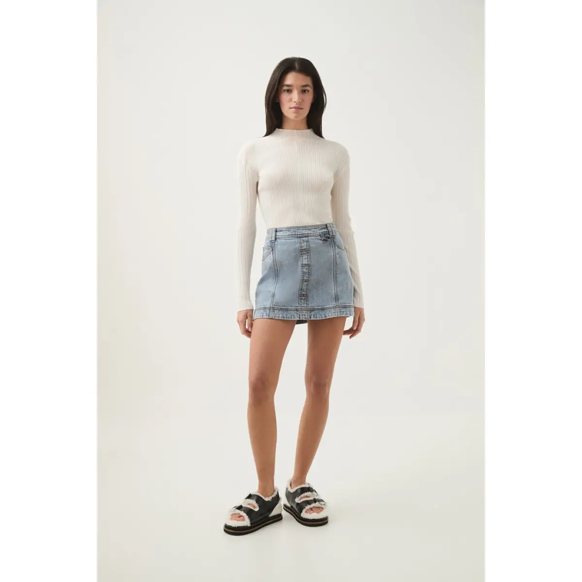 Corie Low Waisted Mini Skirt