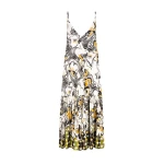 A-line ruffled dress