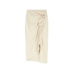 Cotton ruffle skirt