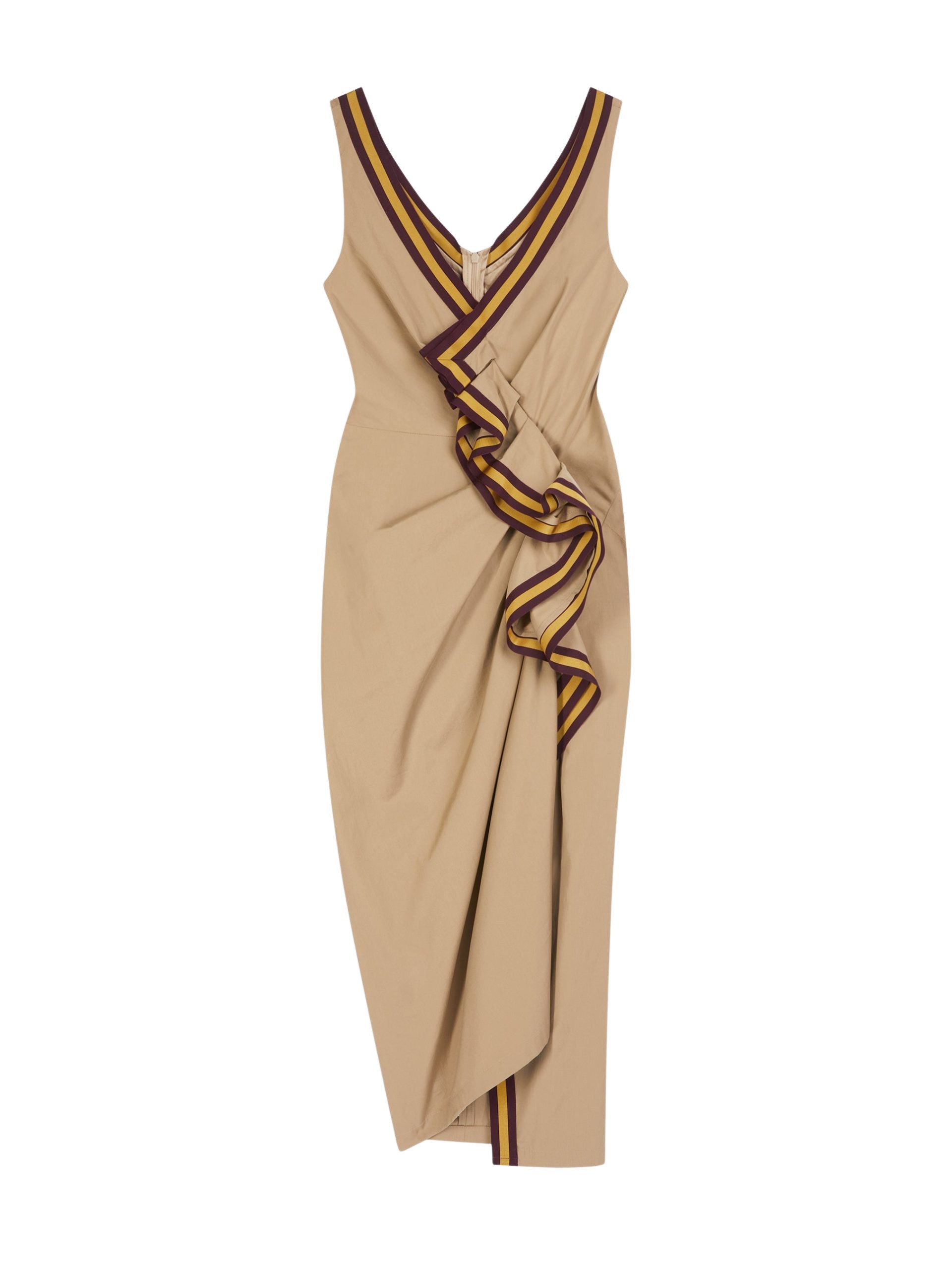 Dries Van Noten Draped cotton dress