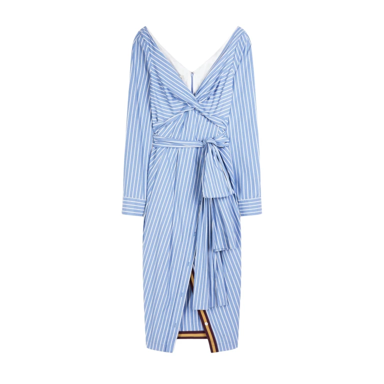 Dries Van Noten Draped shirt dress