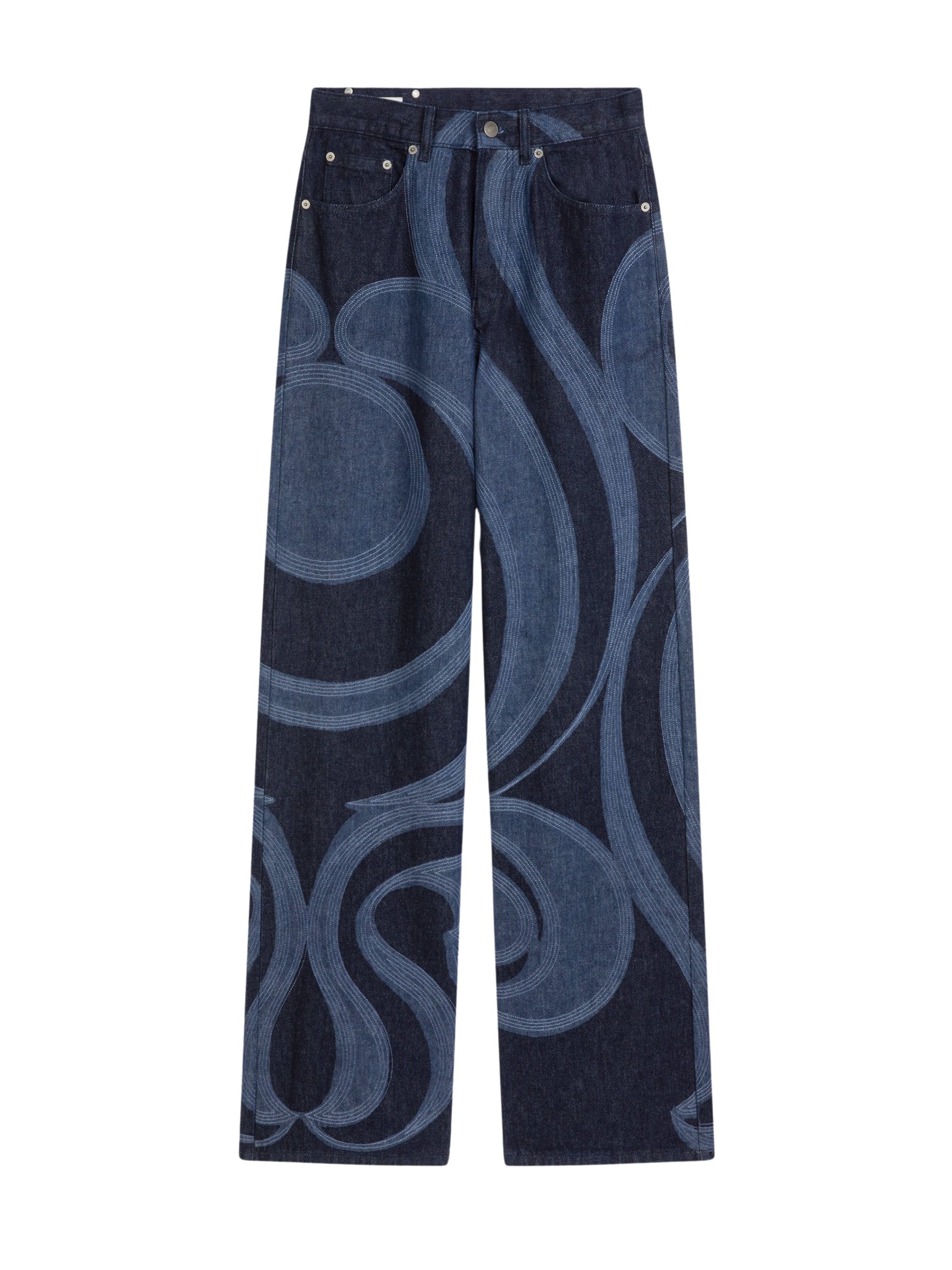 Dries Van Noten Embroidered jeans
