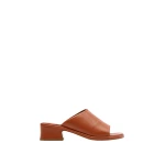 Heeled mule sandals