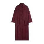 Loose overdyed coat