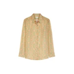 Printed silk shirt