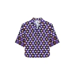 Printed silk shirt