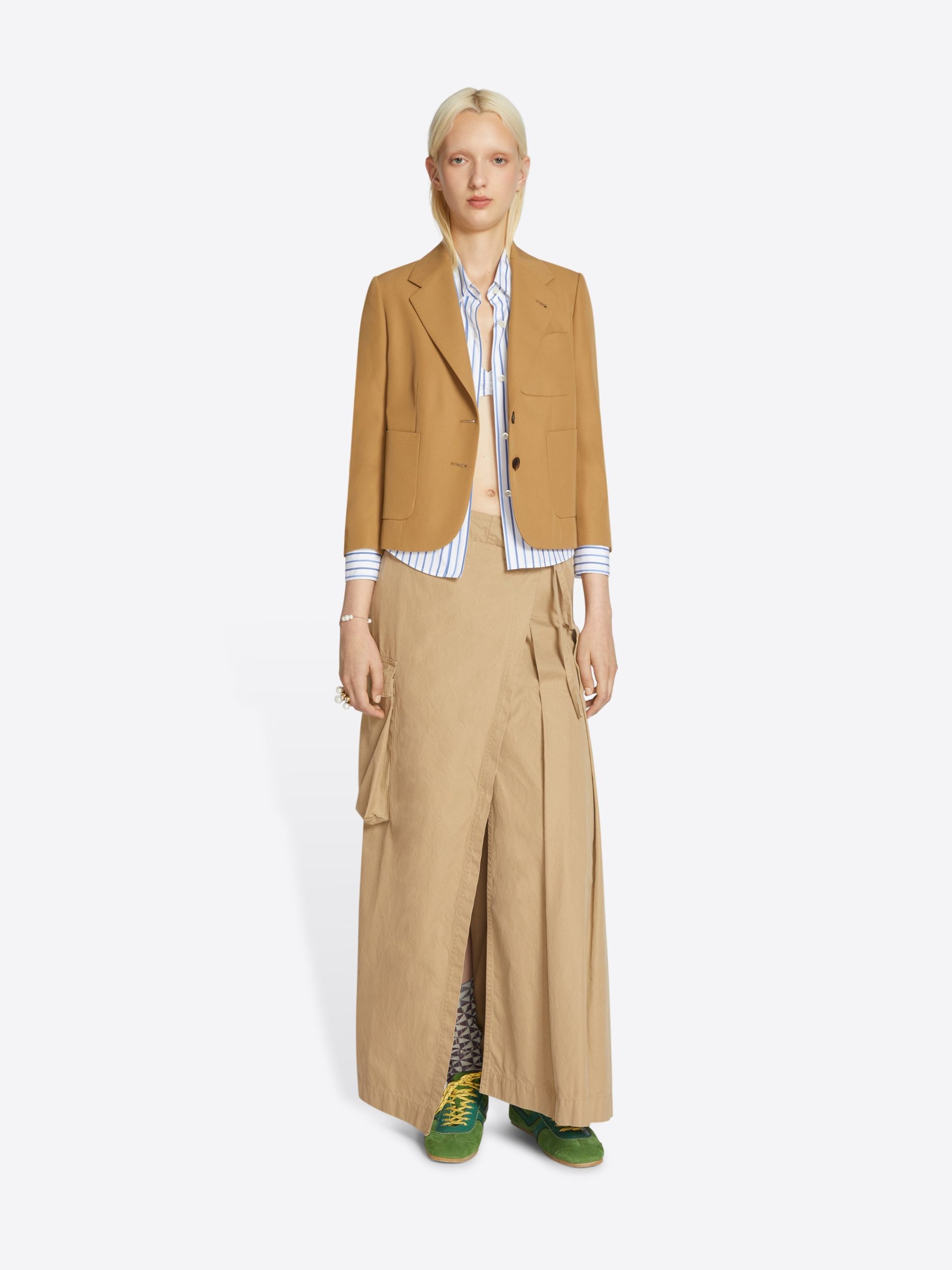 送関込【Dries Van Noten】Cropped blazer クロップドブレザー Dries Van Noten Jackets | Belgium Contemporary Ready to Wear