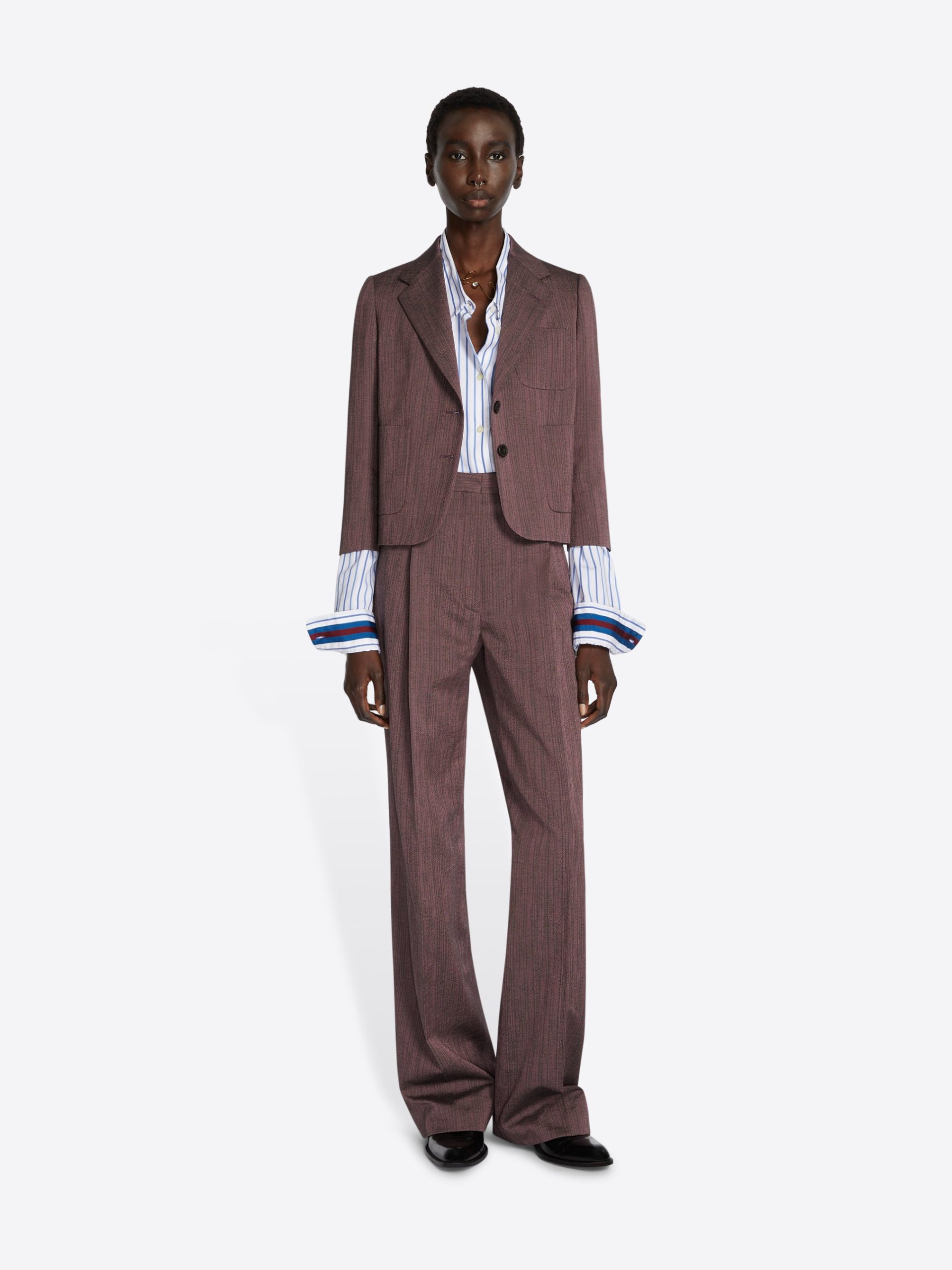 送関込【Dries Van Noten】Cropped blazer クロップドブレザー Dries Van Noten Jackets | Belgium Contemporary Ready to Wear