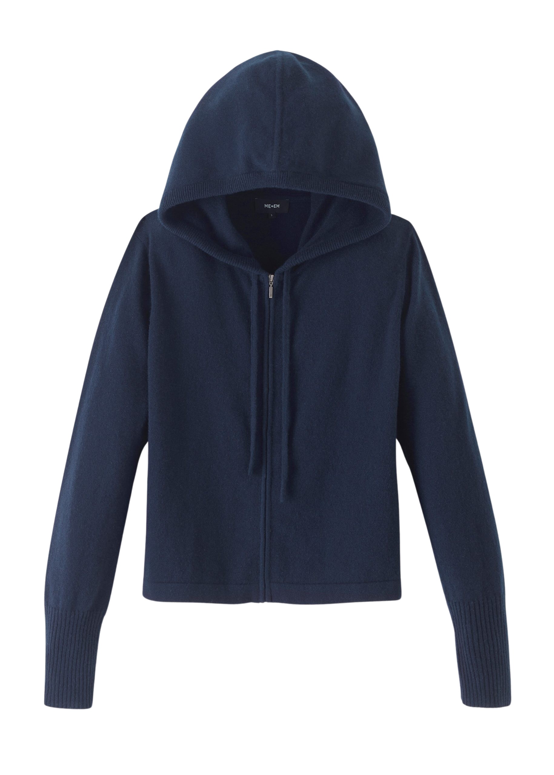 Me and Em Cashmere Relaxed Fit Box Zip Hoody