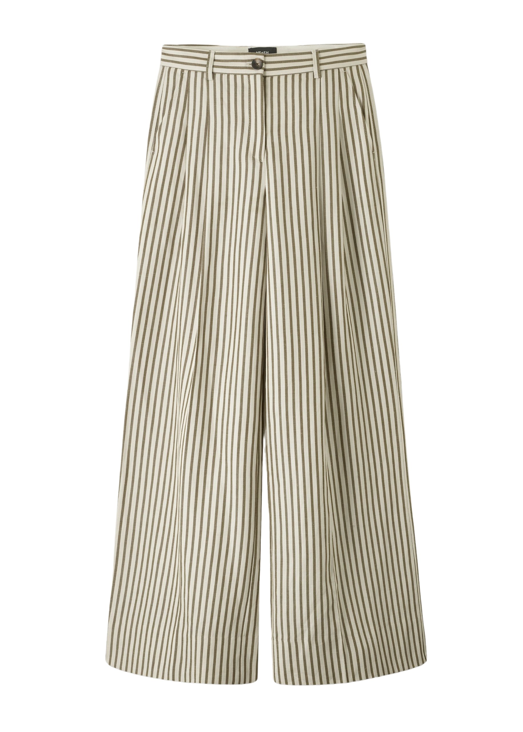 Me and Em Fluid Stripe Straight-Leg Pant