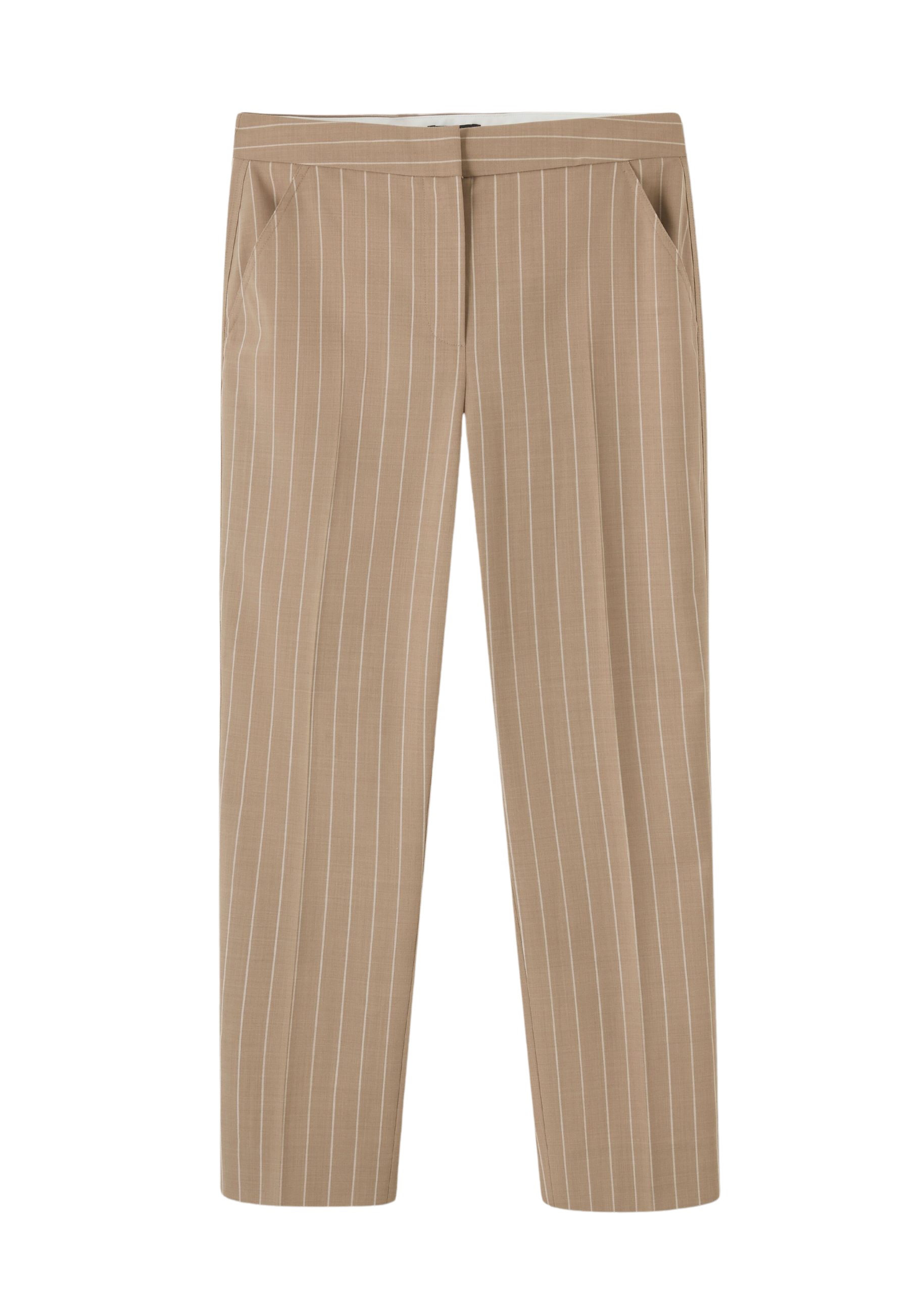 Me and Em Lightweight Pinstripe Slim Crop Pant