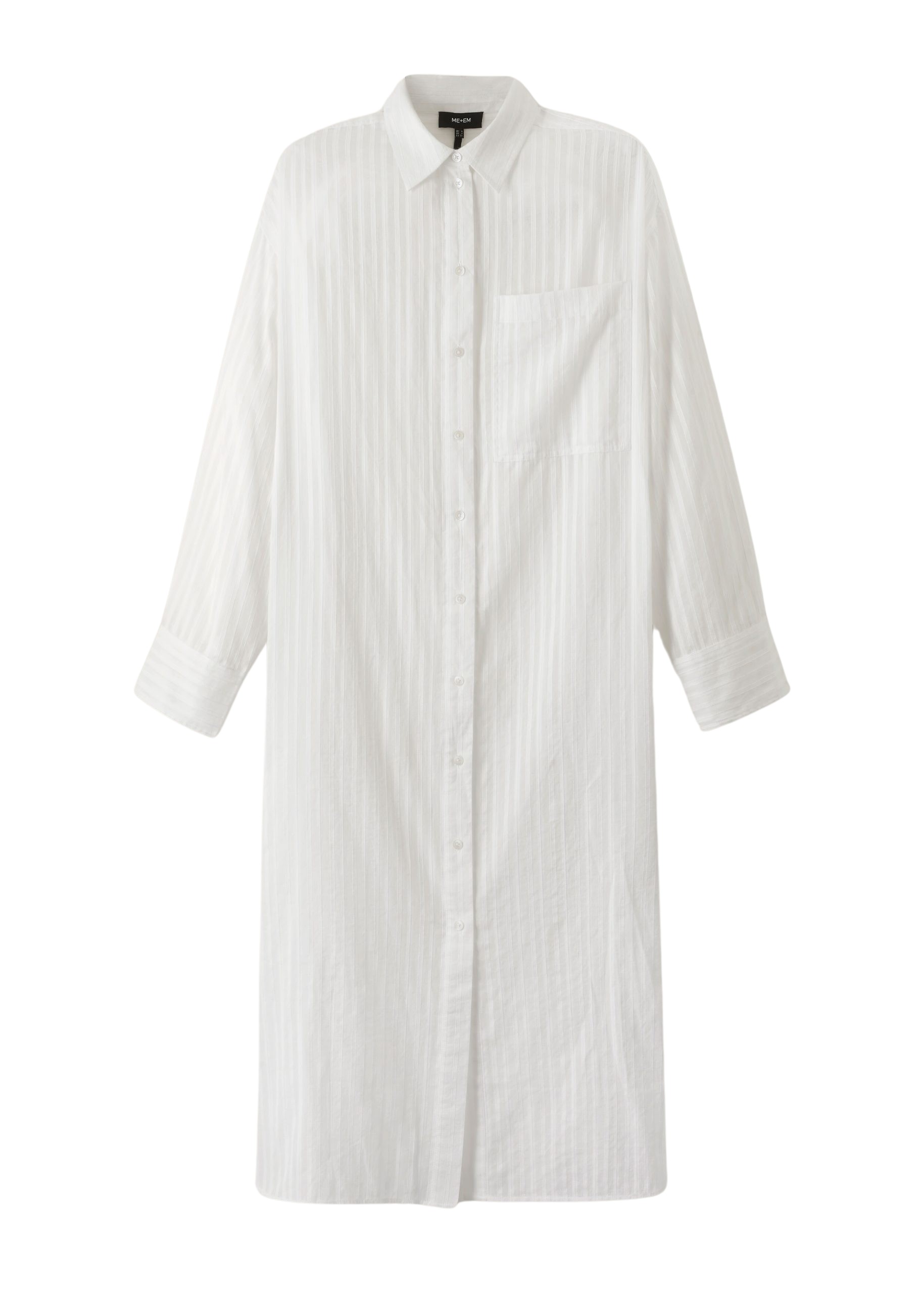 Me and Em Textured Cotton Beach Shirt Dress