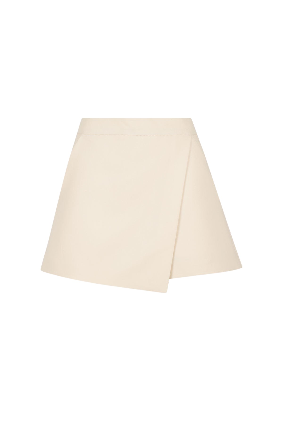 Shona Joy Irena Wrap Detail Skort – Rice Shorts