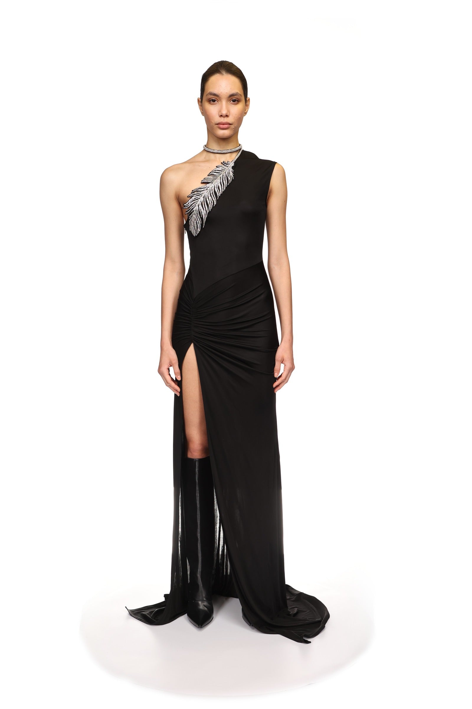 ワンピースその他 David Koma Black long dress with slit David Koma Dresses for Women | Online Sale up to 79% off | Lyst