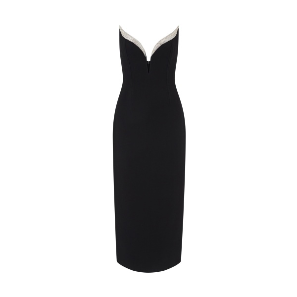 David Koma Crystal Wings Midi Dress