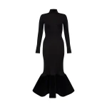 David Koma Flounce Hem Midi Dress