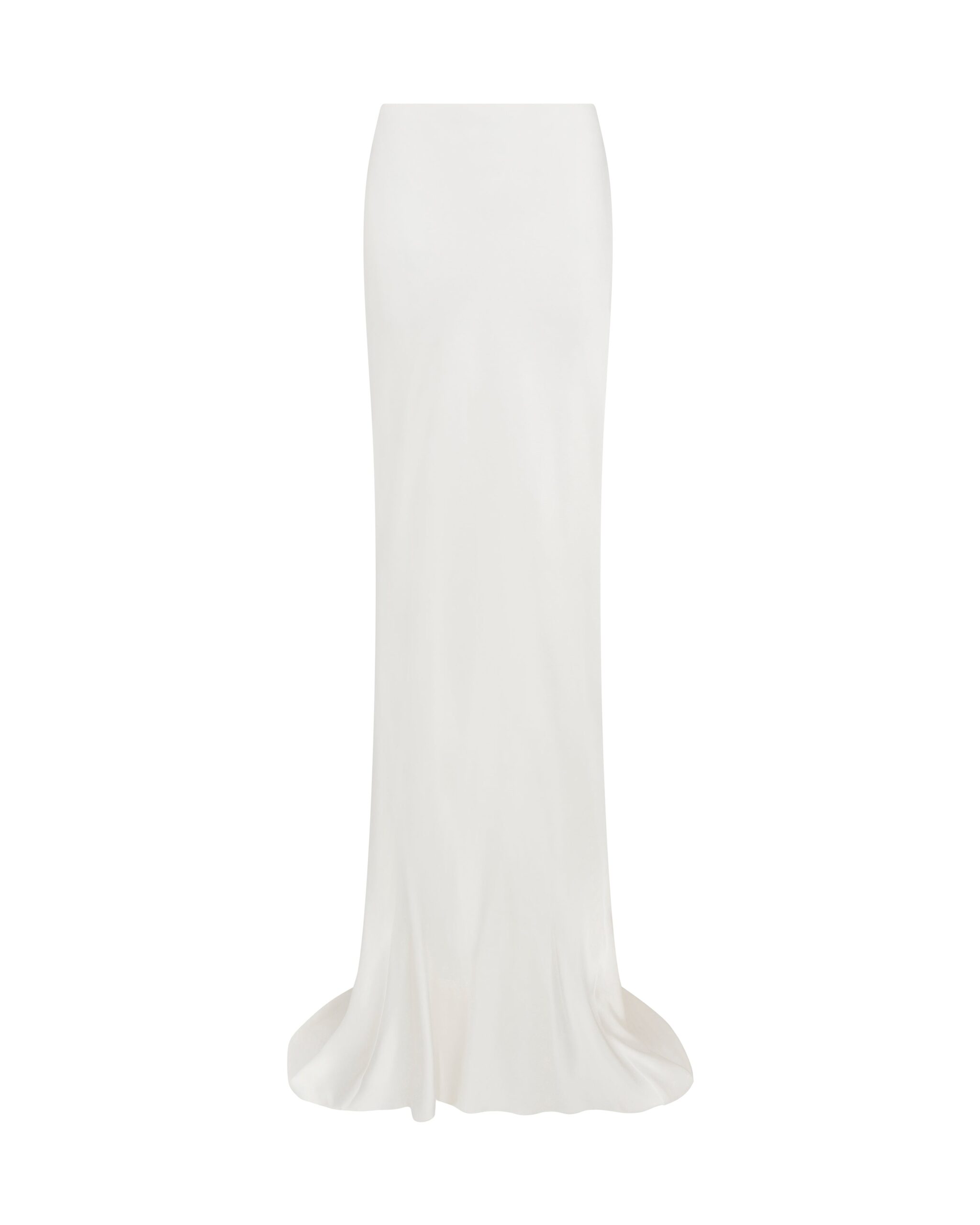 David Koma Low Waist Satin Maxi Skirt