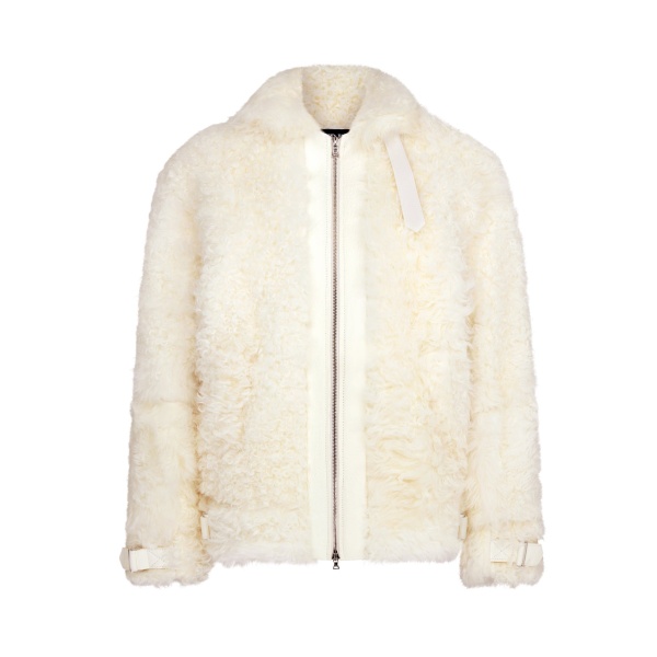 David Koma Oversized Shearling Jacket